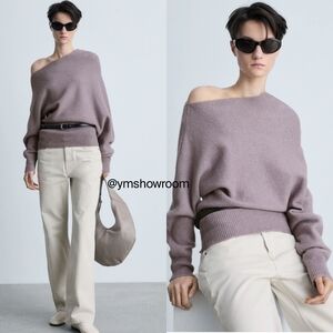 MANGO Off-shoulder Sweater